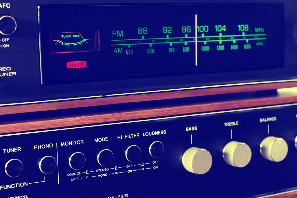 Vintage FM-radio